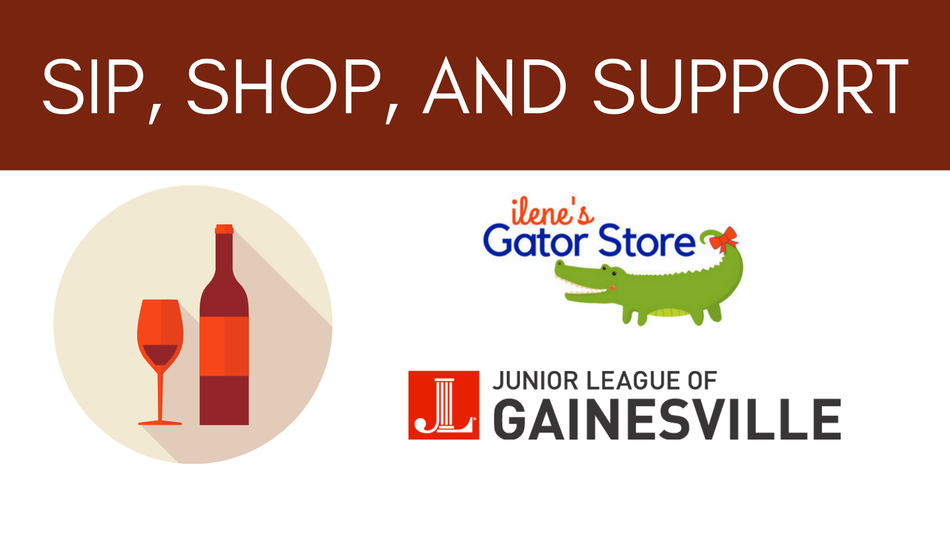 Sip, Shop, and Support